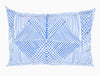 Geometric Nile Blue - Aqua 100% Cotton Single Bedsheet - Geostance By Spaces