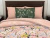 Floral Scallop Shell - Light Peach 100% Cotton Single Bedsheet - Bonica By Spaces