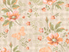 Floral Novelle Peach - Light Peach 100% Cotton Shell Bed In A Bag - Bonica By Spaces