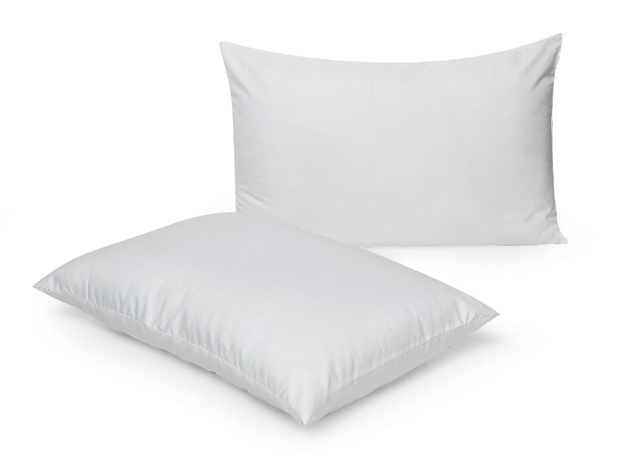 Solid White Microfiber Pillow - Easy Sleep By Welspun