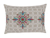 Ornate Beige 100% Cotton Double Bedsheet - Atrium Plus Kitting By Spaces