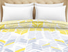 Geometric Yellow 100% Cotton Shell Double Quilt - Atrium Plus By Spaces