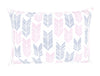 Geometric Pink 100% Cotton Double Bedsheet - Atrium Plus Ecom By Spaces