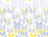Geometric Yellow 100% Cotton Double Bedsheet - Atrium Plus Ecom By Spaces