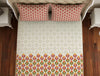 Floral Maroon 100% Cotton Double Bedsheet - Atrium Plus Ecom By Spaces