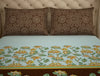 Floral Sea Green - Green 100% Cotton Large Bedsheet - Atrium Plus Ecom By Spaces
