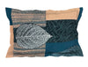 Navy Blue-Peach Microfiber Double Bedsheet - Shimmer By Welspun