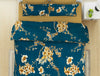 Royal Blue Microfiber Double Bedsheet - Shimmer By Welspun