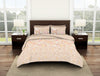 Floral Sand Dollar - Beige Viscose Cotton Double Bedsheet - Bonica By Spaces