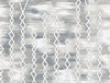Geometric Moonstruck - Light Grey Viscose Cotton Double Bedsheet - Geostance By Spaces