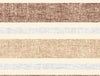 Geometric Cinnamon - Brown 100% Cotton Double Bedsheet - Geostance By Spaces
