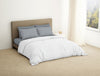 Floral Mirage Grey - Light Grey 100% Cotton Large Bedsheet - Maya By Spaces