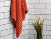 Rust - Red 100% Cotton Bath Towel - 2-In-1 By Welspun