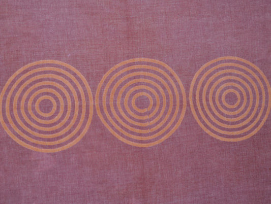 Spun 100% Cotton Handcrafted Stole - Maroon